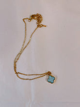 Load image into Gallery viewer, Blue Clover Necklaces
